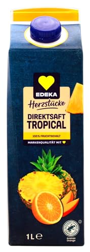 Edeka Herzstücke Tropical Ditektsaft, 8er Pack (8 x 1 l) von Edeka Herzstücke