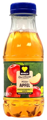 Edeka Herzstücke milder Apfel Saft, 24er Pack (24 x 0.33 l) EINWEG von Edeka Herzstücke