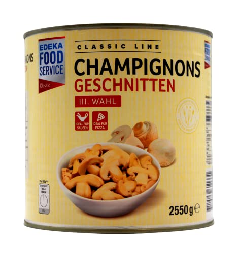 Classic Line Champignons 3 Wahl geschnitten, 3er Pack (3 x 1.38 kg) von Edeka