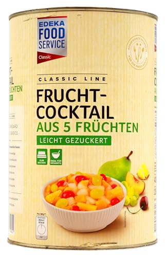 Classic Line Fruchtcocktail aus 5 Früchten leicht gezuckert, (1 x 2.5 kg) von Edeka