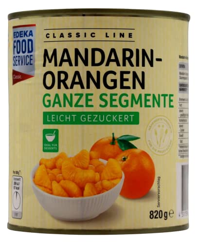 Classic Line Mandarin-Orangen ganze Segmente, 6er Pack (6 x 480g) von Edeka