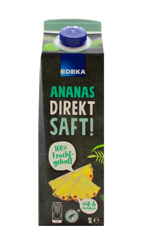 EDEKA Ananas Direktsaft, 8er Pack (8 x 1 l) von Edeka