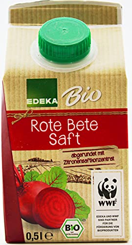 Edeka Bio Rote Bete Saft, 8er Pack (8 x 0.5 l) von Edeka