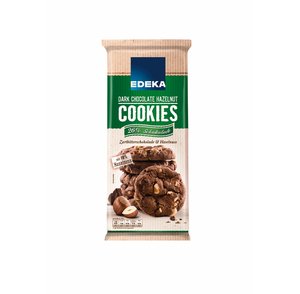 Edeka Cookies Dark Chocolate Hazelnut 200g von Edeka