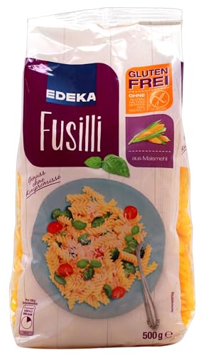 Edeka Fusilli glutenfreie Pasta, 10er Pack (10 x 500g) von Edeka