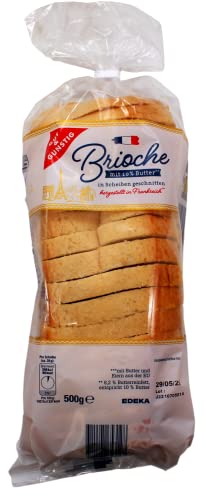 Gut & Günstig Butterbrioche geschnitten, 4er Pack (4 x 500g) von Edeka