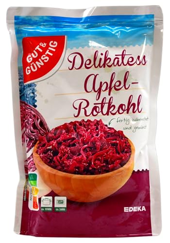 Gut & Günstig Delikatess Apfelrotkohl, 24er Pack (24 x 400g) von Edeka