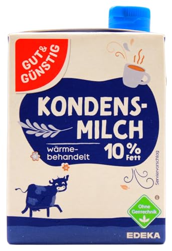 Gut & Günstig Kondensmilch 10% Fett, 20er Pack (20 x 340g) von Edeka