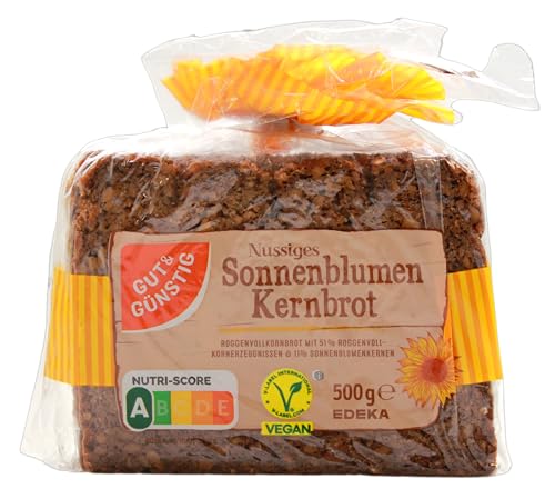 EDEKA Gut & Günstig Sonnenblumen Kernbrot, 12er Pack (12 x 500g) von Edeka