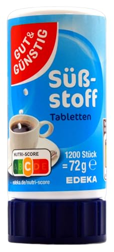 Gut & Günstig Süßstoff Tabletten, 21er Pack (21 x 72g) von Edeka