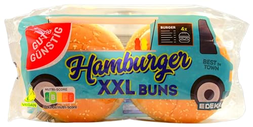 EDEKA Gut & Günstig XXL Hamburger Buns mit Sesam, 7er Pack (7 x 300g) von Edeka