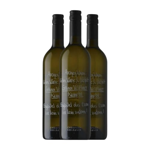 Edelbauer Grüner Veltliner Kamptal 75 cl Weißwein (Karton mit 3 Flaschen von 75 cl) von Edelbauer