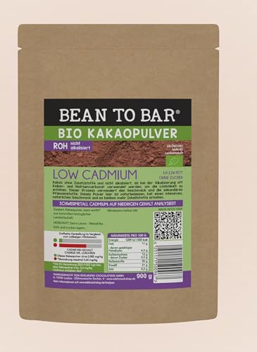 Bio Kakaopulver Frischware. Rohkost, frische Ernte direkt vom Farmer. Kakao Low Cadmium (250 g) von Edelmond