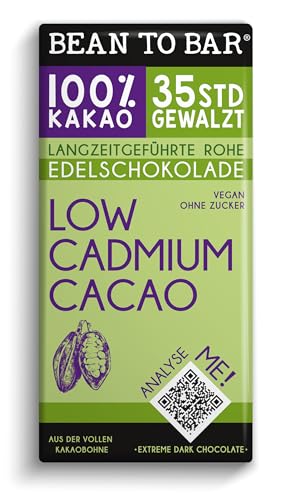 Edelmond Low Cadmium no Zucker bitterste Schokolade. Die Geschenk Idee, handgemacht vom Chocolatier von Edelmond