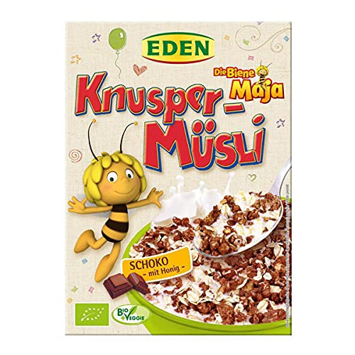 Eden - Biene Maja Knuspermüsli Schoko - 375 g - 8er Pack von Eden