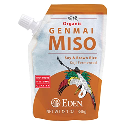 Genmai Miso, Organic Soy Bean/Brown Rice 12.1 oz Pkg by Eden Foods by Eden von Eden