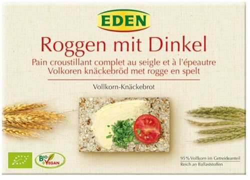 Roggen m. Dinkel Vollk.-Knäckebr. 2 x 250 gr von Eden