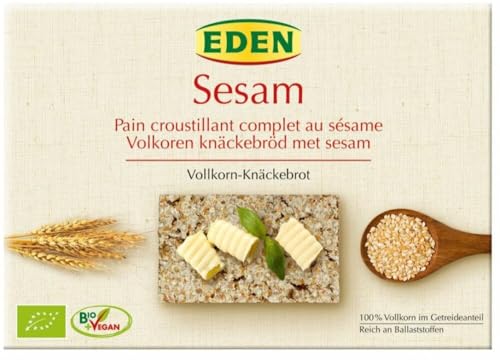 Sesam Vollkorn-Knäckebrot 2 x 250 gr von Eden