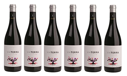 6x 0,75l - 2022er - Edetària - Via Terra - Tinto - Terra Alta D.O.P. - Spanien - Rotwein trocken von Edetària