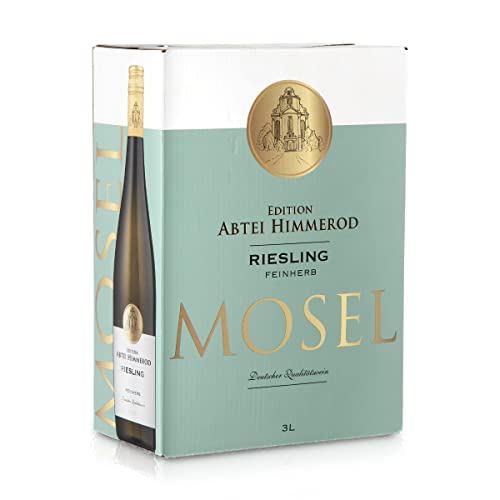 Mosel Riesling Feinherb Qualitätswein - Weißwein in Bag-in-Box - Edition Abtei Himmerod (1x 3L) von Edition Abtei Himmerod
