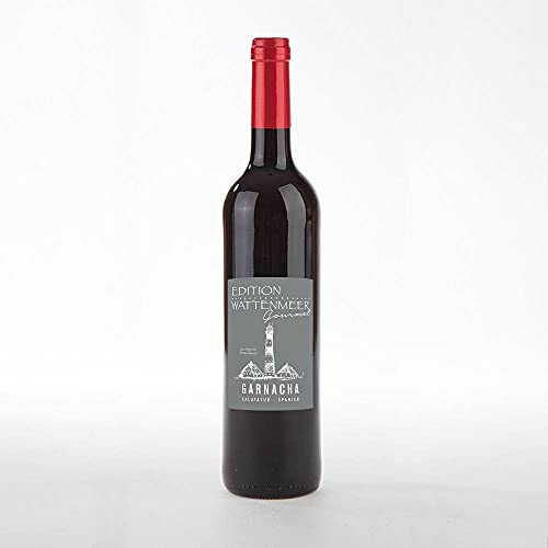 Garnacha Künstler-Etikett "Leuchtturm Westerhever" Geschenkverpackung von Edition Wattenmeer