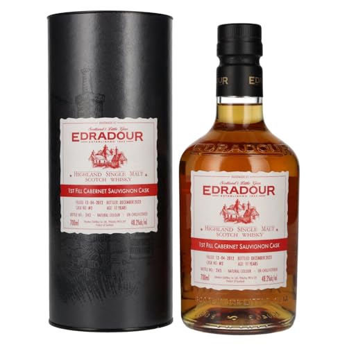 Edradour 11 Years Old ST. MICHAEL-EPPAN Cabernet Sauvignon Cask #2 2012 48,2% Vol. 0,7l in Geschenkbox von Edradour