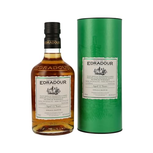 Edradour12 Years Old Madeira Casks Highland Single Malt 2012 48,2% Vol. 0,7l in Geschenkbox von Edradour