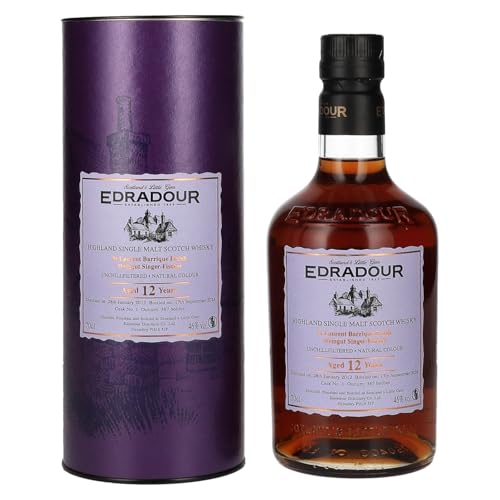 Edradour 12 Years Old SINGER-FISCHER St. Laurent Barrique Finish #1 46% Vol. 0,7l in Geschenkbox von Edradour