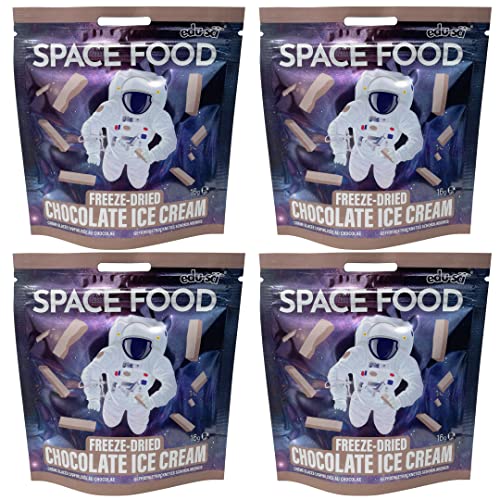 Space Food gefriergetrocknet (Schokoladeneis, 4 Stück) von Edu-Sci Ltd