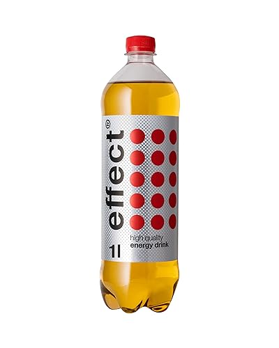 effect CLASSIC Energy Drink - 1 x 1,0l PET Flasche - Koffeinhaltiger Energie Drink mit dem klassischen effect Geschmack - Jetzt auch in der 1l Flasche perfekt geeignet zum mischen von Longdrinks von Effect