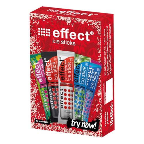 effect® ice sticks - 10er Pack - 10x Wassereis in 5 effect-Energy Geschmacksrichtungen - Perfekt für heiße Sommertage von Effect