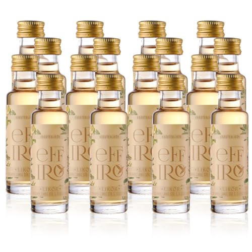 Effiro Kräuterlikör - Edler Digestif aus erlesenen Kräutern - Hochwertig und einzigartig (16 x 20 ml) von Effiro