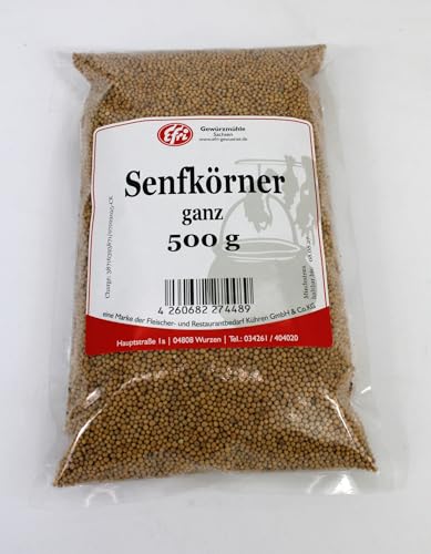 Efri – Senfkörner ganz | Perfekt für Wurstherstellung, Marinaden & Einmachen | Naturbelassen & ohne Zusatzstoffe (500g) von Efri