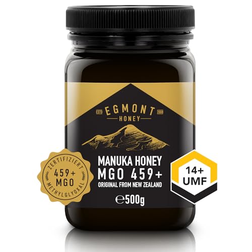 Egmont Honey Manuka Honig MGO 459+ Original aus Neuseeland (250g, 500g) (500) von Egmont Honey