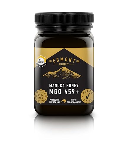 Egmont Honey Manuka Honig MGO 459+ Original aus Neuseeland (250g, 500g) (500) von Egmont Honey