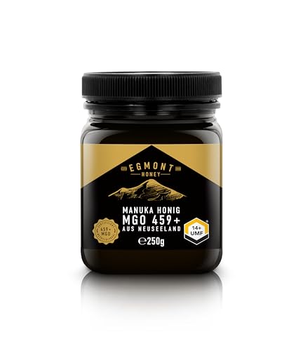 Egmont Honig Manuka Honig 696+ MGO 18+ UMF 250g | Zertifizierter MGO- und UMF-Inhalt | Roher Honig 100% Natürlich | Hergestellt in Neuseeland von Egmont Honey