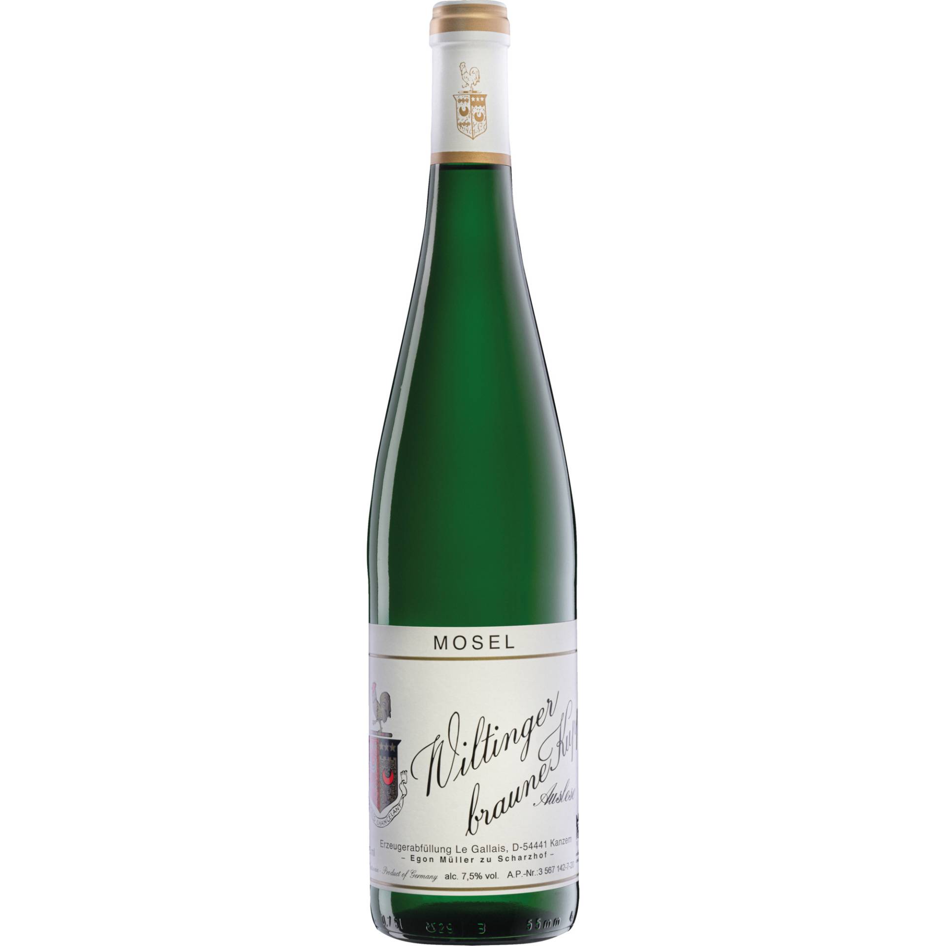 Egon Müller Reisling, Süß, Mosel, Mosel, 2017, Weißwein von Egon Müller - Scharzhof, -54459 Wiltingen