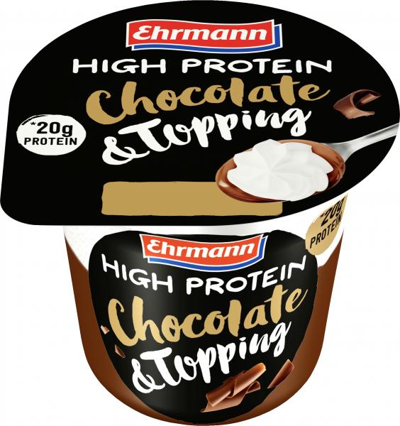 Ehrmann High Protein Chocolate & Topping von Ehrmann