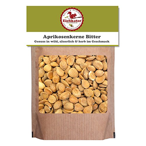 Eichkater Bittere Aprikosenkerne mit hohem Amygdalin-Anteil 1er-Pack (1x185g) von Eichkater