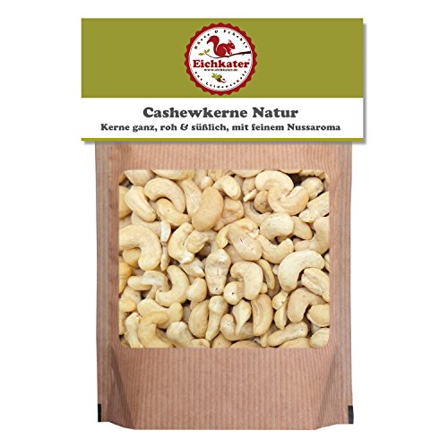 Eichkater Cashewkerne ganze rohe Kerne 1er-Pack (1x500g) von Eichkater