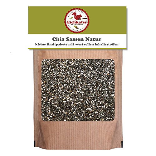 Eichkater Chia Samen Natur 2er-Pack (2x350 g) von Eichkater