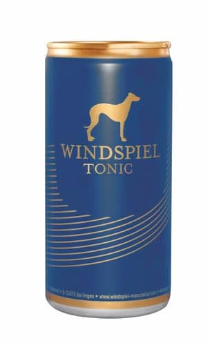 Windspiel Tonic Water - der elegante Filler aus der Windspiel-Manufaktur | In der praktischen 0,2l-Dose, gemacht für Gin & Tonic | 1 x 0,2l Dose von Windspiel