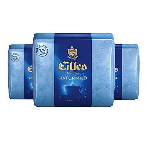 EILLES KAFFEE Naturmild 2 x 250 g gemahlen, 3er Pack von Eilles