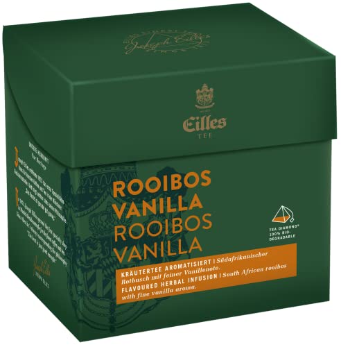 Tea Diamonds ROOIBOS VANILLA im Pyramidenbeutel von Eilles, 20er Box von Eilles