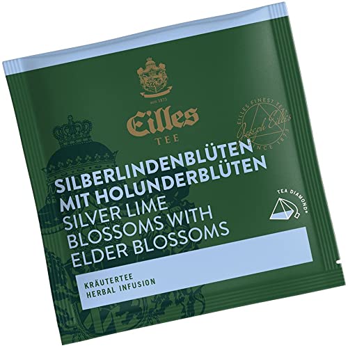 Tea Diamond SILBERLINDENBLÜTEN MIT HOLUNDERBLÜTEN einzelverpackt von Eilles, 10 Stück von Eilles