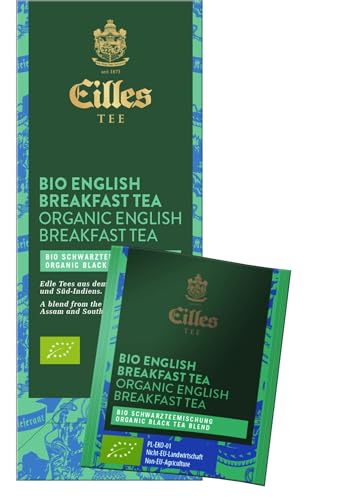 Teebeutel DELUXE Bio English Breakfast von Eilles, 25 Stück von Eilles