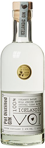 Eimwerk Distillery Vor-Gin Icelandic Gin 500 ml 47% Vol. Moderner Craft Gin aus Island Dreifach destilliert Noten von Thymian & isländischem Moos von Eimverk Distillery