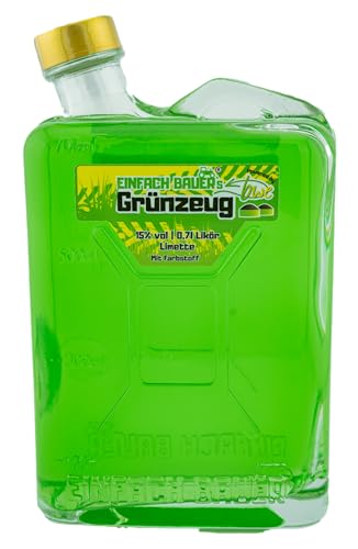 Einfach Bauer's Grünzeug – Limetten-Likör mit 15% vol. – Der Frischekick mit Spaßfaktor! von Einfach Bauer