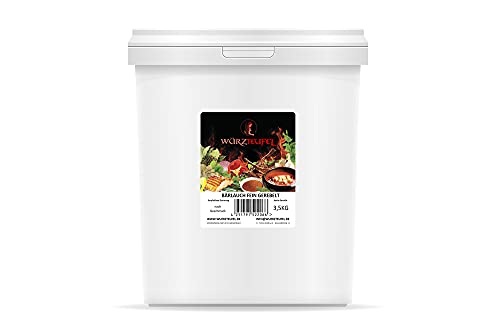 Bärlauch fein gerebelt, feine Bärlauchblätter, keimreduziert, aus deutschem Anbau & Produktion. PP - Eimer 3500g. (3,5 KG) von Yubaoly