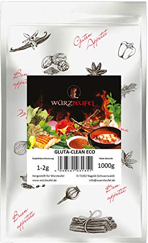 Gluta - Clean Eco natürlicher ökologischer Geschmacksverstärker auf Basis von fermentiertem pflanzlichem Protein. Beutel 1000g. 1KG von Yubaoly